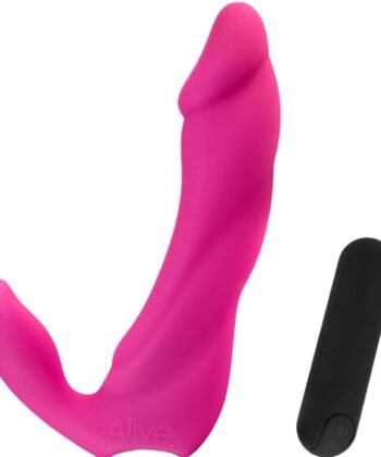 Visão alternativa de ALIVE - DILDO VIBRADOR BIFUN PRO ROSA 14,9 CM