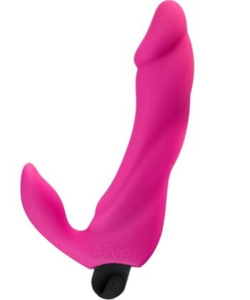 ALIVE - DILDO VIBRADOR BIFUN PRO ROSA 14,9 CM