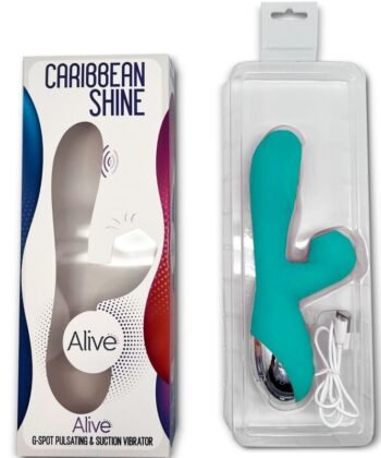 ALIVE - VIBRADOR CARIBBEAN SHINE E SUCÇÃO AZUL - Image 4