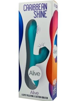 ALIVE - VIBRADOR CARIBBEAN SHINE E SUCÇÃO AZUL - Image 5