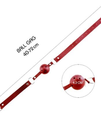 Visão alternativa de ALIVE - DISCRETION GAG RESPIRÁVEL VERMELHO