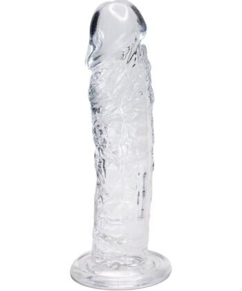 ALIVE - PÊNIS IMPÉRIO REALÍSTICO TRANSPARENTE 19,3 CM