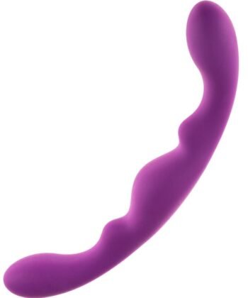 ALIVE - LUNA DILDO DUPLA PENETRAÇÃO VIOLETA SILICONE 25 CM