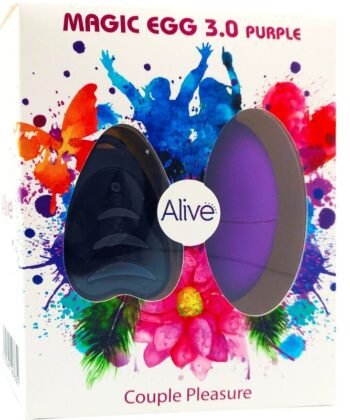 Alternative view of ALIVE - MAGIC EGG 3.0 OVO VIBRATÓRIO CONTROLE REMOTO VIOLETA