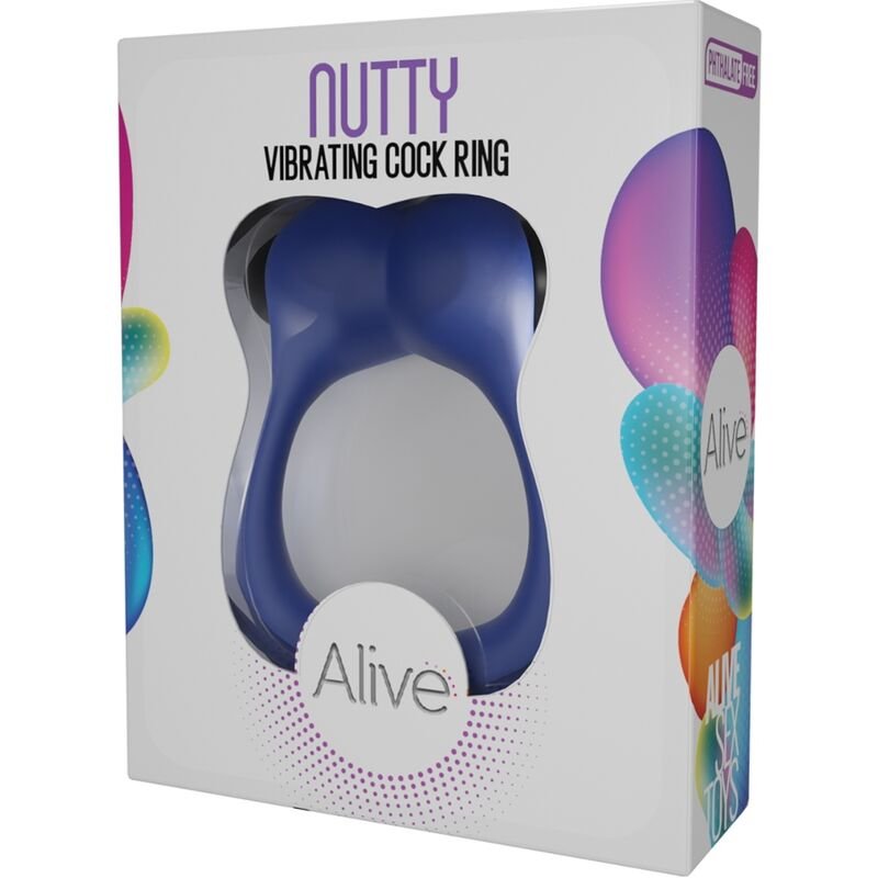 ALIVE - ANEL VIBRANTE NUTTY AZUL - Imagem 4