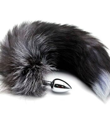ALIVE - PLUG DE PRAZER ANAL METAL FOX TAIL TAMANHO M
