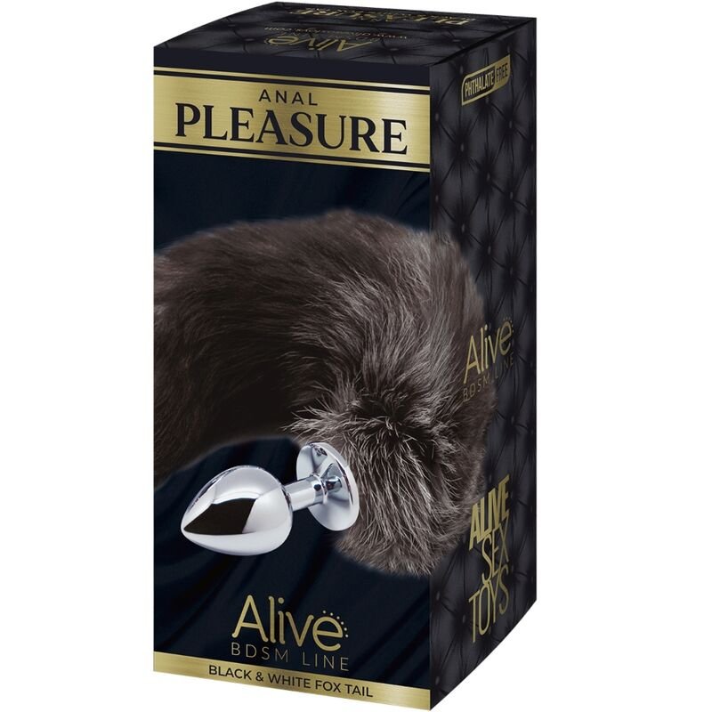ALIVE - PLUG DE PRAZER ANAL METAL FOX TAIL TAMANHO S - Image 3