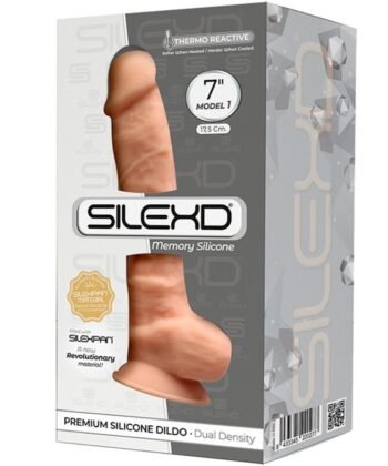SILEXD - MODELO 1 PÉNIS REALISTA PREMIUM SILEXPAN SILICONE 17.5 CM - Imagem 3