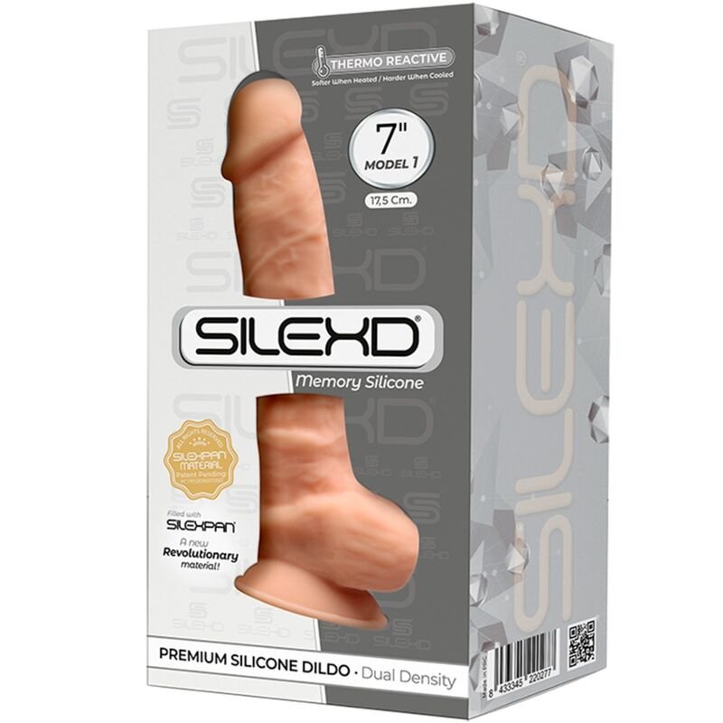 SILEXD - MODELO 1 PÊNIS REALÍSTICO PREMIUM SILEXPAN SILICONE 17.5 CM - Imagem 3