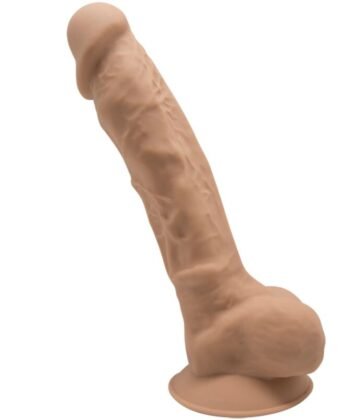SILEXD - MODELO 1 PÊNIS REALÍSTICO PREMIUM SILEXPAN SILICONE CARAMELO 17.5 CM