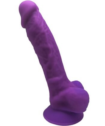 SILEXD - MODELO 1 PÊNIS REALÍSTICO PREMIUM SILEXPAN SILICONE VIOLETA 17.5 CM