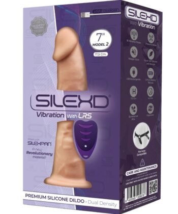 Alternative view of SILEXD - MODELO 1 VIBRADOR DE PÊNIS REALÍSTICO SILICONE PREMIUM SILEXPAN CONTROLE REMOTO 17.5 CM