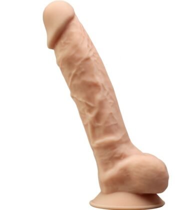 SILEXD - MODELO 1 VIBRADOR DE PÊNIS REALÍSTICO SILICONE PREMIUM SILEXPAN CONTROLE REMOTO 20 CM