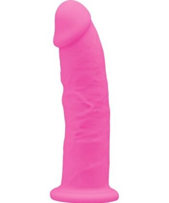 SILEXD - MODELO 2 PÊNIS REALISTA PREMIUM SILEXPAN SILICONE FLUORESCENTE ROSA 15 CM