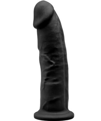 SILEXD - MODELO 2 PÊNIS REALÍSTICO PREMIUM SILEXPAN SILICONE PRETO 23 CM
