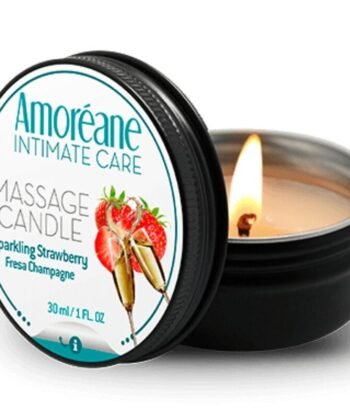 AMOREANE - VELA DE MASSAGEM MORANGO CHAMPAGNE 30 ML