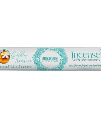 AMOREANE - INCENSO TESOURO DOURADO COM FEROMONAS AROMA DE JASMIM