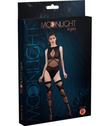 MOONLIGHT - MODELO 16 CORPO E MEIAS PRETAS TAMANHO ÚNICO