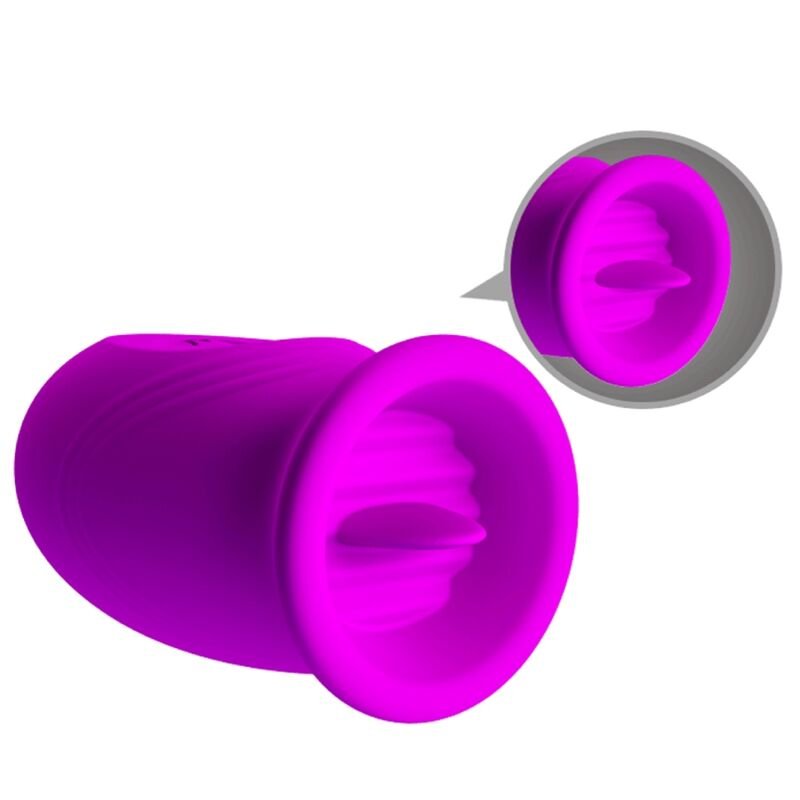 PRETTY LOVE - VIBRADOR RECARREGVEL DAISY DUAL EGG ROXO - Imagem 5