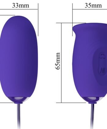 PRETTY LOVE - ESTIMULADOR VIBRADOR RECARREGVEL DAISY YOUTH VIOLET - Image 4