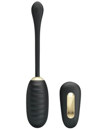 PRETTY LOVE - DOREEN LUXURY RECARREGÁVEL VIBRADOR OVO PRETO CONTROLE REMOTO