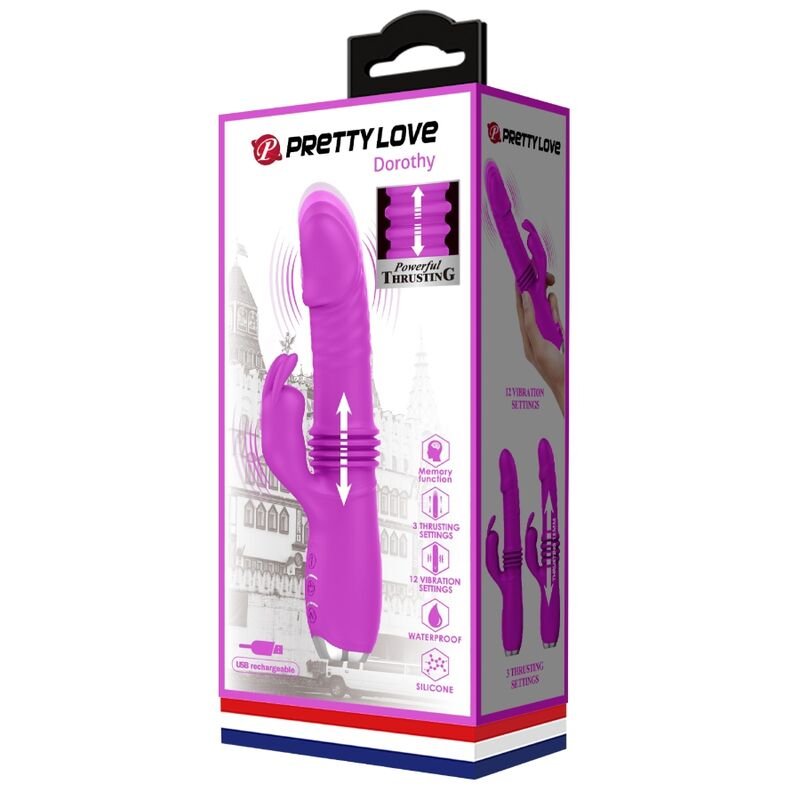 PRETTY LOVE - VIBRADOR DE COELHO RECARREGVEL DOROTHY ROXO - Image 2