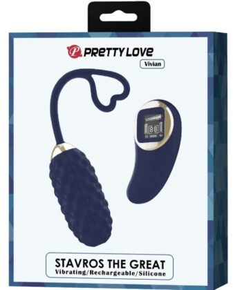 Visão alternativa de PRETTY LOVE - OVO VIBRATÓRIO DE CONTROLE REMOTO VIVIAN BLUE