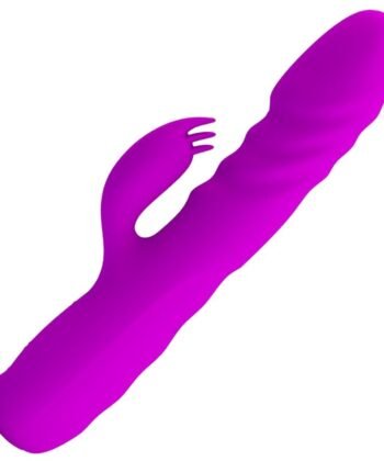 PRETTY LOVE - VIBRADOR DE COELHO RECARREGVEL MELANIE ROXO