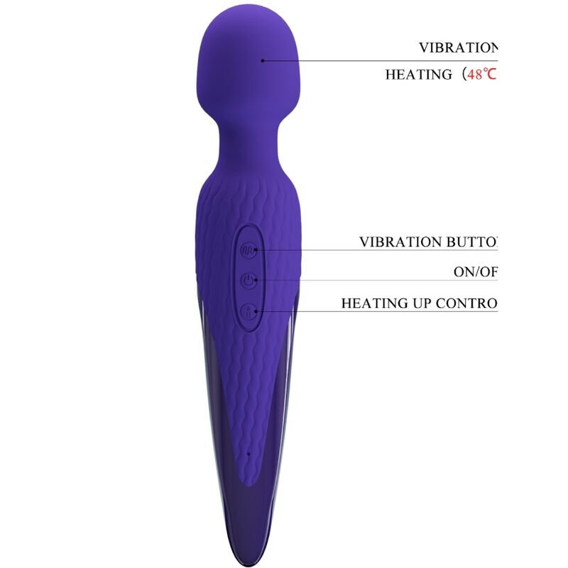 PRETTY LOVE - ANTONY YOUTH WAND VIBRADOR VIOLETA EFEITO DE CALOR - Image 4