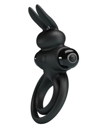 Visão alternativa de PRETTY LOVE - VIBRADOR III ANEL DE COELHO PARA PÊNIS PRETO