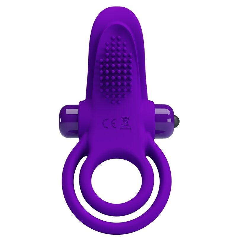PRETTY LOVE - ANEL PARA PÉNIS VIBRANTE ROXO - Imagem 4