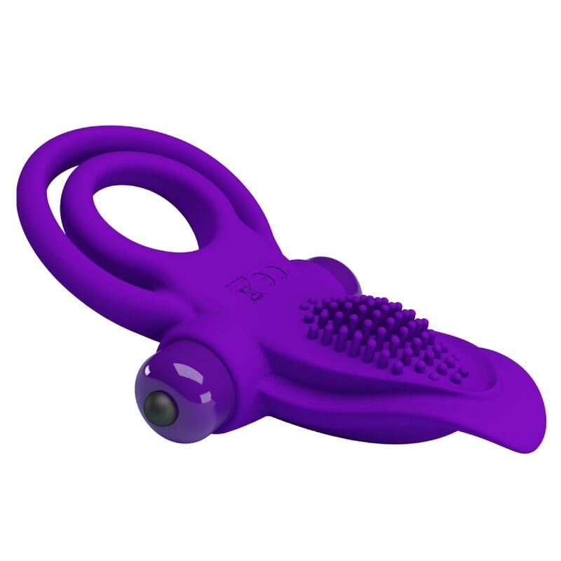 PRETTY LOVE - ANEL PARA PÉNIS VIBRANTE ROXO - Imagem 3