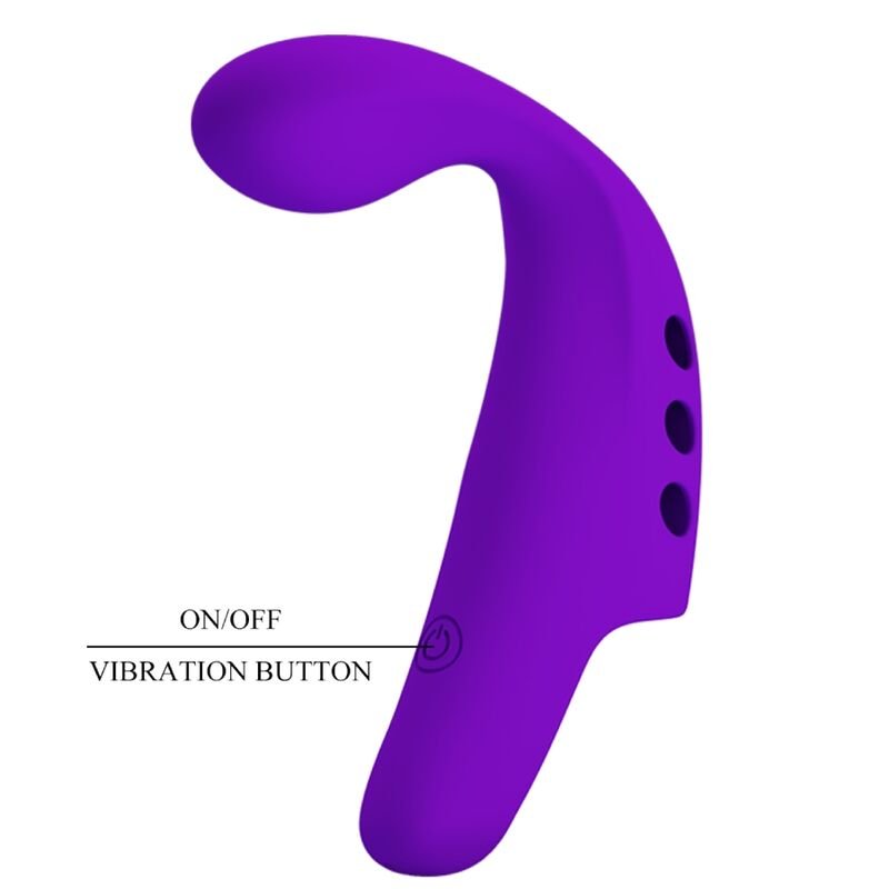 PRETTY LOVE - VIBRADOR DE DEDO RECARREGVEL GORGON ROXO - Image 5