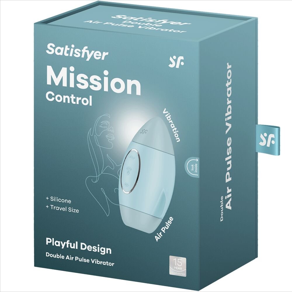 SATISFYER - MISSION CONTROL LILA VIBRADOR PEQUEÑO DE DOBLE IMPULSO - Imagem 2