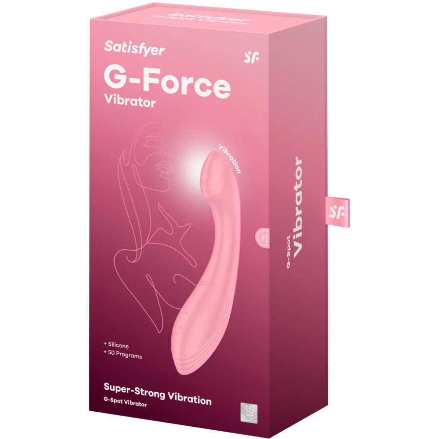 SATISFYER - G-FORCE ESTIMULADOR VIBRADOR PUNTO G ROSA - Image 3