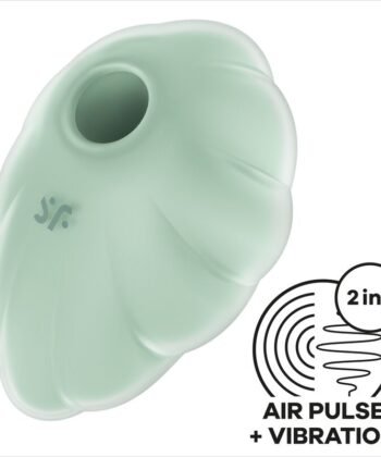 SATISFYER - CLOUD DANCER VERDE VIBRADOR AIR