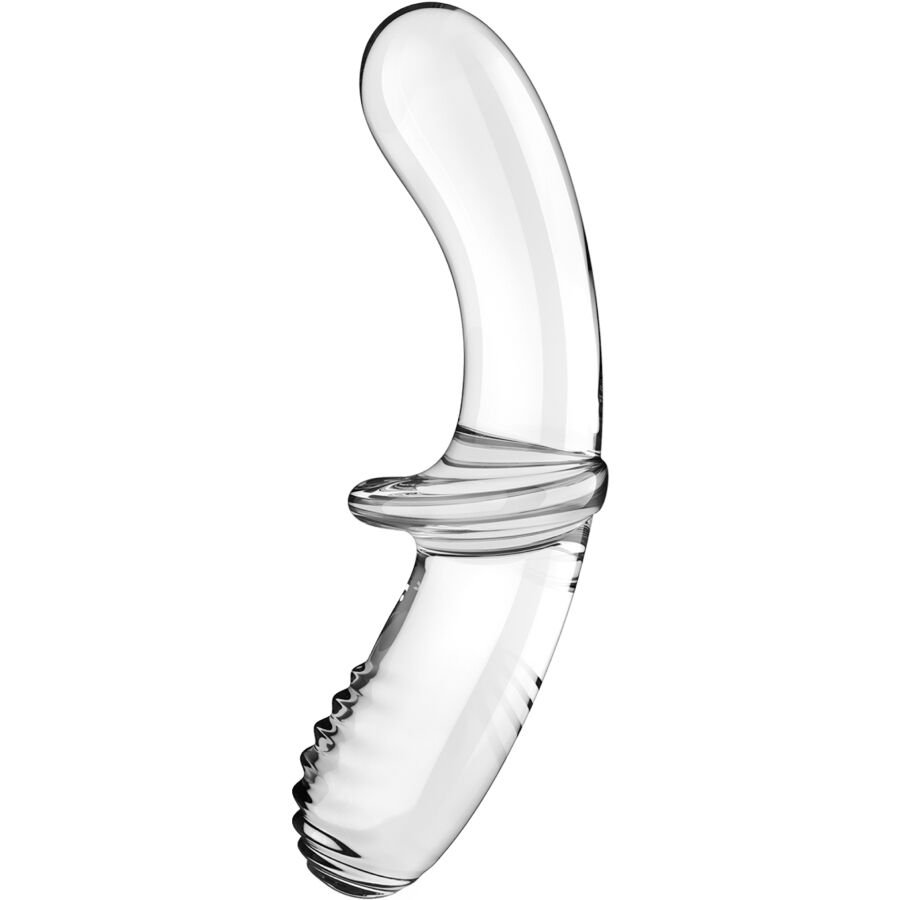 SATISFYER - DOUBLE CRYSTAL DILDO TRANSPARENTE - Imagem 2