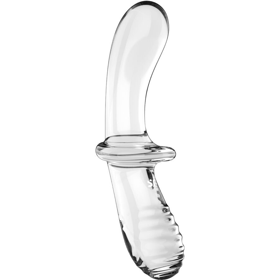 SATISFYER - DOUBLE CRYSTAL DILDO TRANSPARENTE - Imagem 3