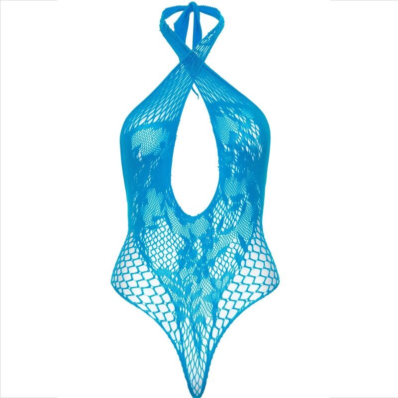 LEG AVENUE - TEDDY HALTER COM RENDA AZUL - Image 3