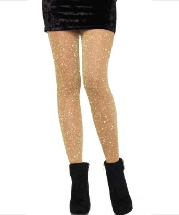 LEG AVENUE - CALAS TRANSPARENTES DOURADA
