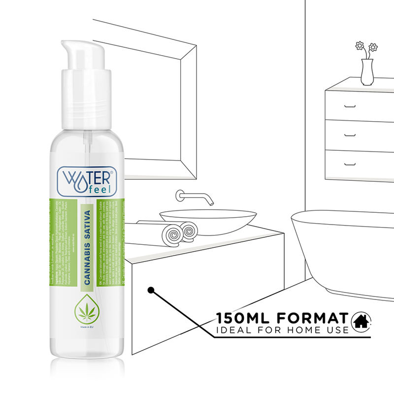 WATERFEEL - LUBRICANTE CANNABIS 150 ML - Imagem 4