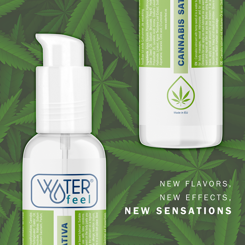 WATERFEEL - LUBRICANTE CANNABIS 150 ML - Imagem 5