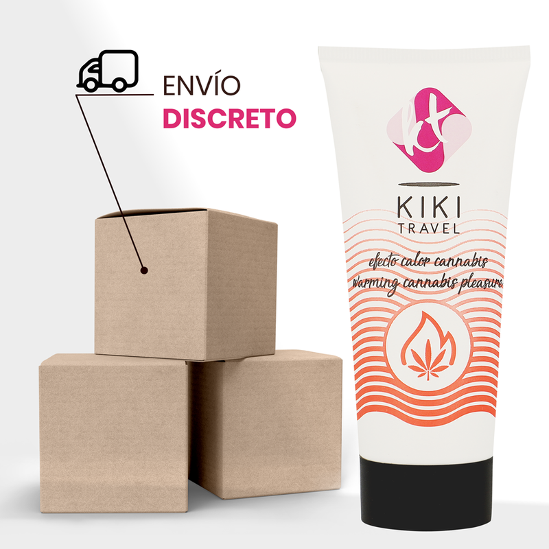 KIKÍ TRAVEL - CANNABIS LUBRIFICANTE DE EFEITO QUENTE 50 ML - Image 3