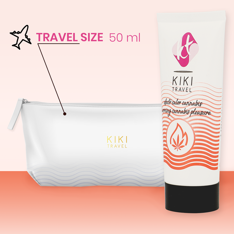 KIKÍ TRAVEL - CANNABIS LUBRIFICANTE DE EFEITO QUENTE 50 ML - Image 2