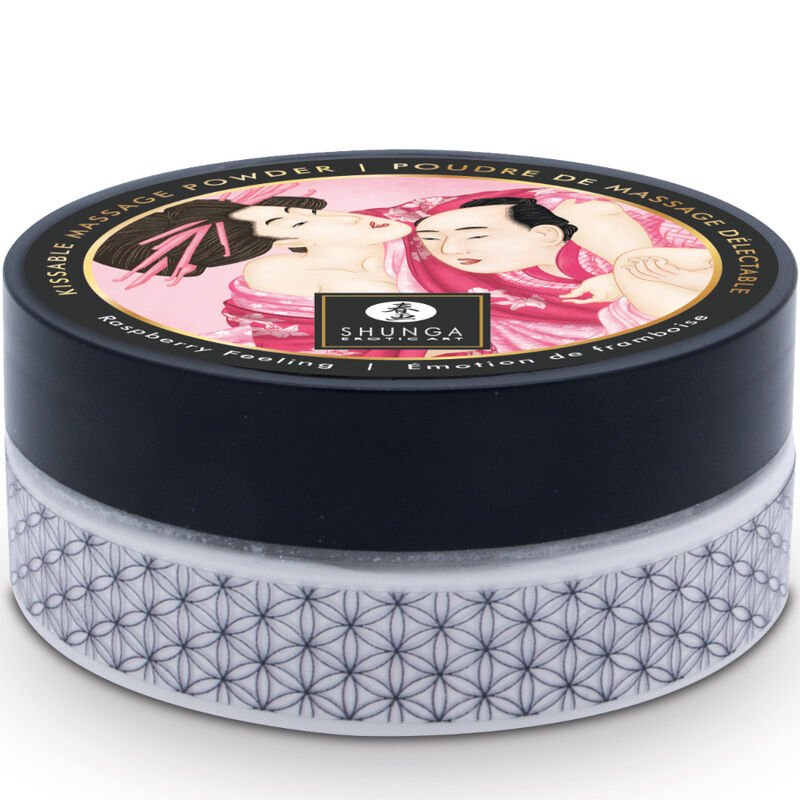 SHUNGA - KIT DE PÓ DE MASSAGEM COMESTÍVEL FRAMBOESA - Image 3