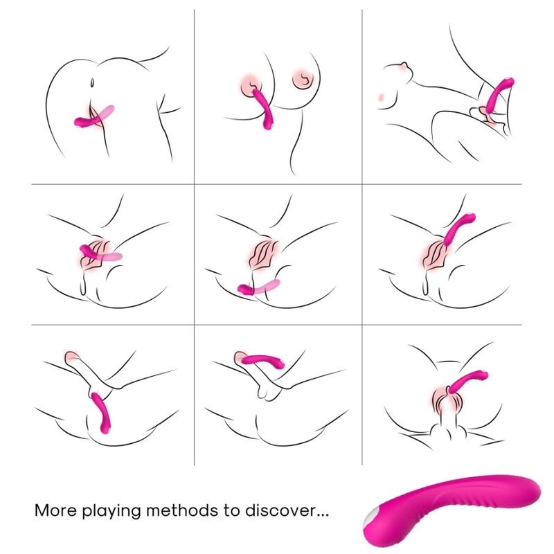 ARMONY - VIBRADOR LEGEND SILICONE FÚCSIA - Imagem 5