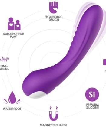 ARMONY - VIBRADOR LEGEND SILICONE ROXO