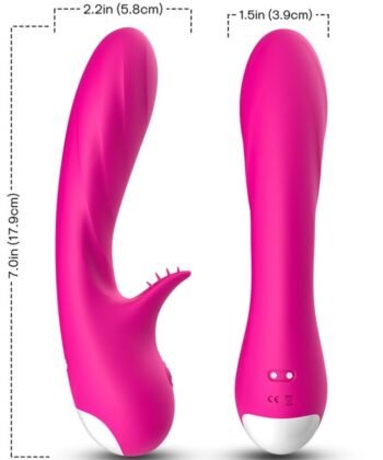 ARMONY - VIBRADOR ROMANCE COM ESTIMULADOR FÚCSIA