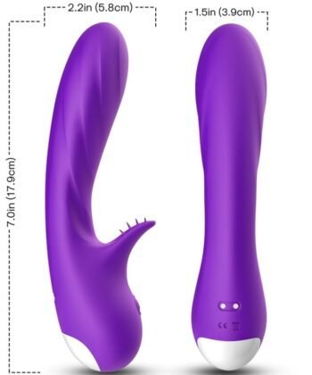ARMONY - VIBRADOR ROMANCE COM ESTIMULADOR ROXO