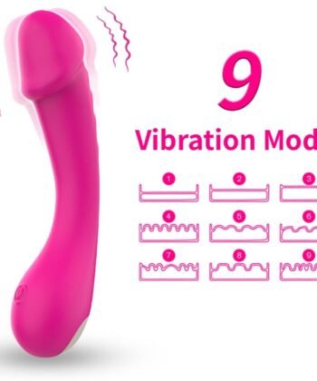 ARMONY - VIBRADOR DILDO G-SPOT SILICONE FÚCSIA